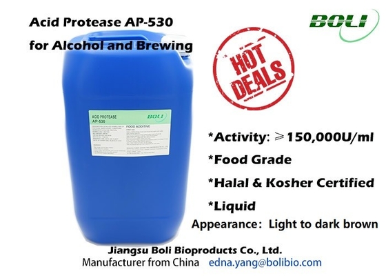Кисловочные энзимы AP заваривать протеазы - 530 для алкоголя