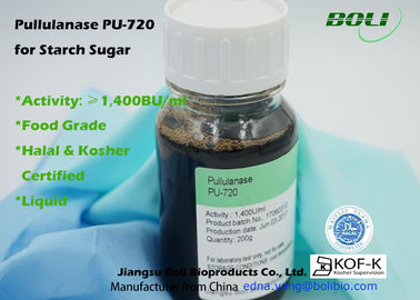 Пуллуланасе ПУ-720 качества еды, 1 400 БУШЕЛЕЙ/мл энзимов в пищевой промышленности для продукции высокого сиропа глюкозы