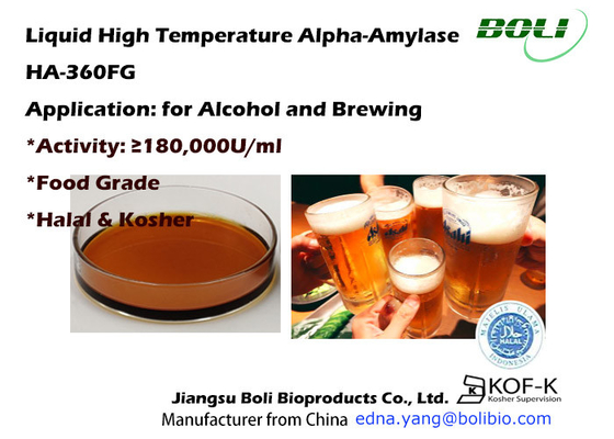 Энзим сжижения энзима амилазы альфы HA-360FG в пивоваренной промышленности алкоголя
