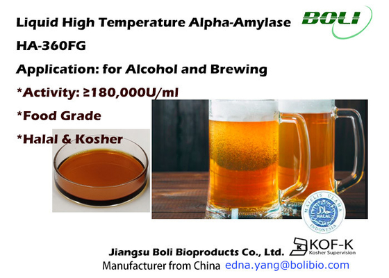 Энзим сжижения энзима амилазы альфы HA-360FG в пивоваренной промышленности алкоголя
