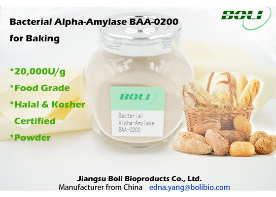 Бактериальная амилаза BAA-0200 альфы для печь 20000U/G в еде