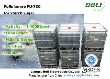 Пуллуланасе ПУ-720 качества еды, 1 400 БУШЕЛЕЙ/мл энзимов в пищевой промышленности для продукции высокого сиропа глюкозы